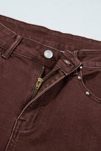 Load image into Gallery viewer, Dusk Blue Side Seam Rivet Detail Ankle Length Casual Jeans
