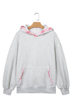 Load image into Gallery viewer, Gray Contrast Patchwork Oversized Hoodie