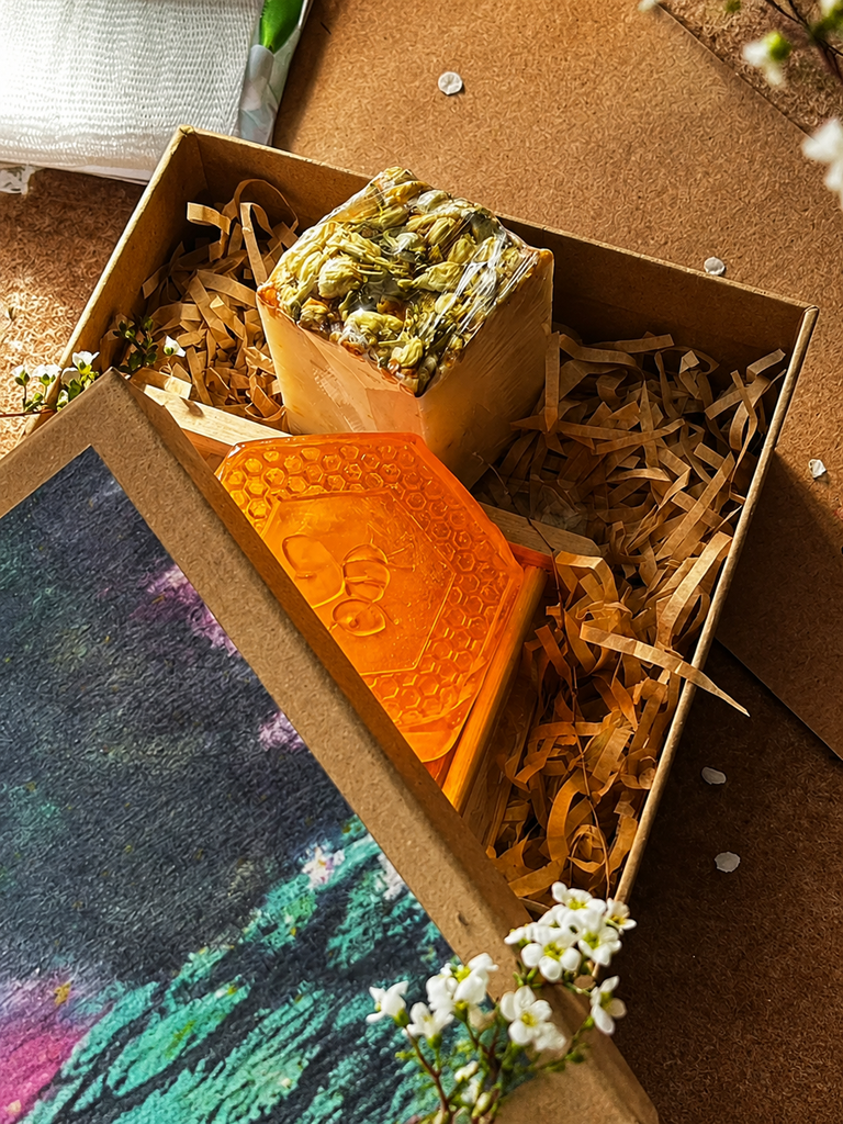 Jasmine Bloom Botanical Artisan Soap Set