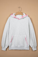 Load image into Gallery viewer, Gray Contrast Patchwork Oversized Hoodie