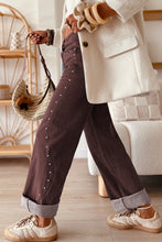 Load image into Gallery viewer, Dusk Blue Side Seam Rivet Detail Ankle Length Casual Jeans