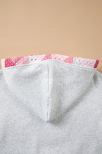 Load image into Gallery viewer, Gray Contrast Patchwork Oversized Hoodie
