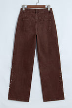 Load image into Gallery viewer, Dusk Blue Side Seam Rivet Detail Ankle Length Casual Jeans
